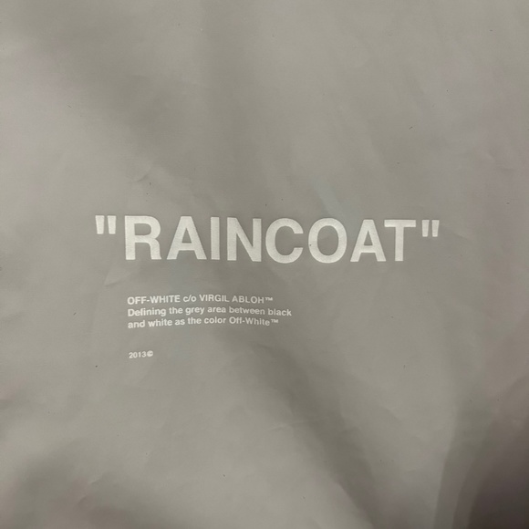 Off-White C/O Virgil Abloh Logo-print shell raincoat - Picture 4 of 10